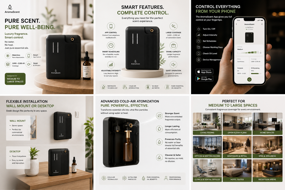 AromaScent™ Smart Scent Diffuser Pro