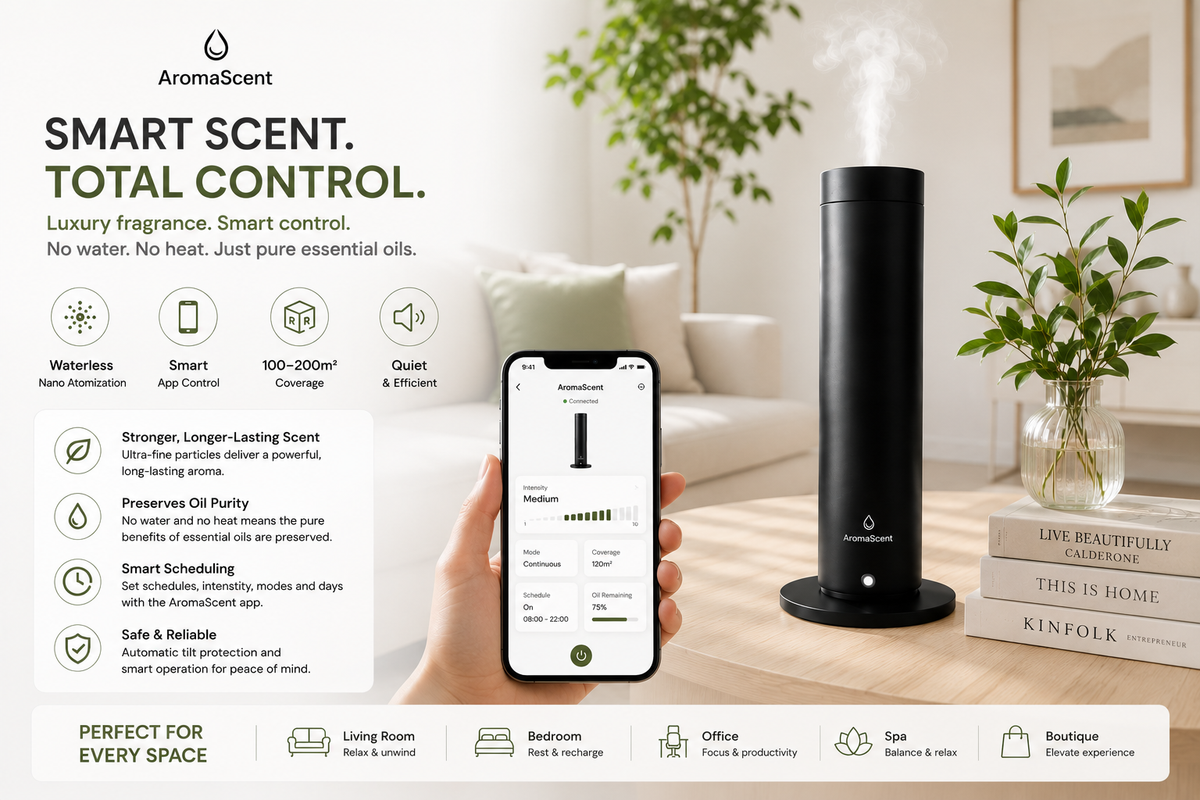 AromaScent™ Smart Essential Oil Diffuser